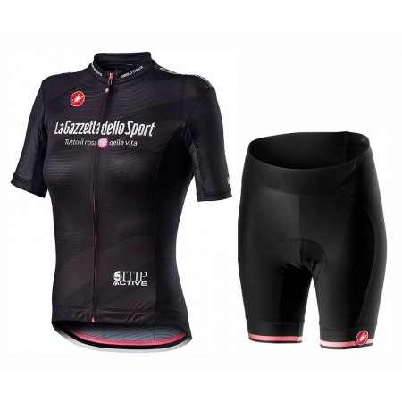 Set Wielershirt + Fietsbroek Kort 2020 Ronde van Italië Dames N003